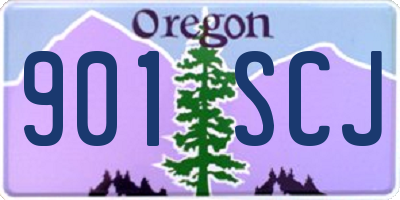 OR license plate 901SCJ