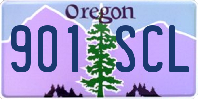 OR license plate 901SCL