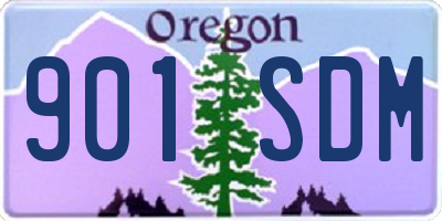 OR license plate 901SDM