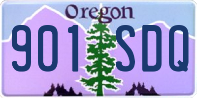 OR license plate 901SDQ