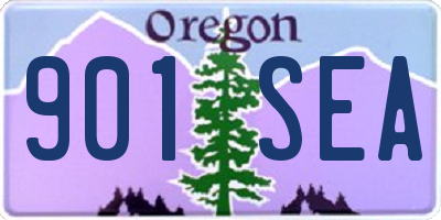 OR license plate 901SEA