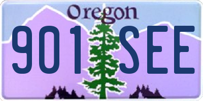 OR license plate 901SEE