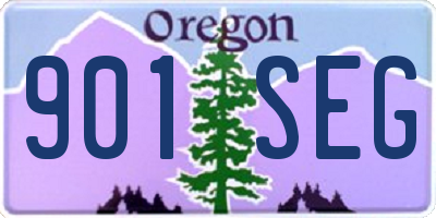 OR license plate 901SEG