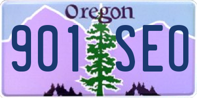OR license plate 901SEO