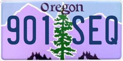OR license plate 901SEQ
