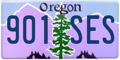 OR license plate 901SES
