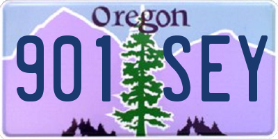 OR license plate 901SEY