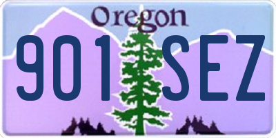 OR license plate 901SEZ