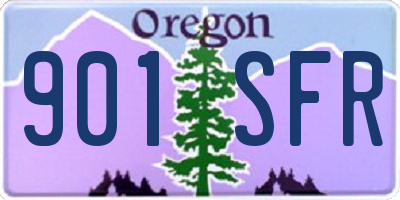 OR license plate 901SFR