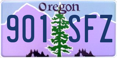 OR license plate 901SFZ