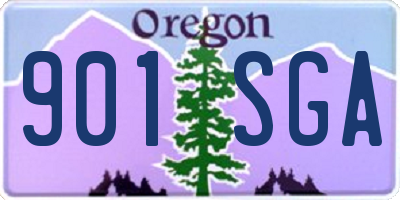 OR license plate 901SGA