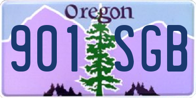 OR license plate 901SGB