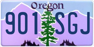 OR license plate 901SGJ