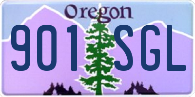 OR license plate 901SGL