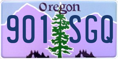 OR license plate 901SGQ