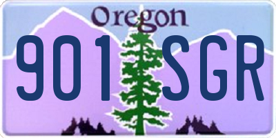 OR license plate 901SGR