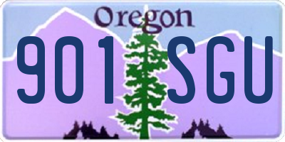 OR license plate 901SGU