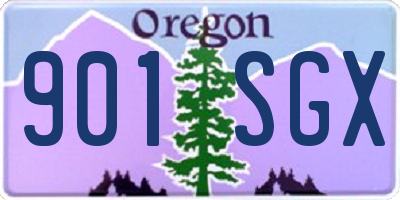 OR license plate 901SGX