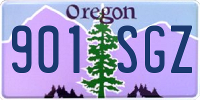 OR license plate 901SGZ