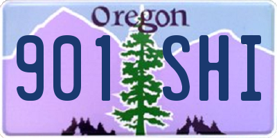 OR license plate 901SHI