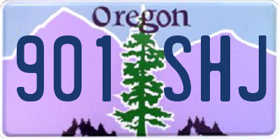 OR license plate 901SHJ
