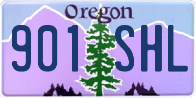 OR license plate 901SHL
