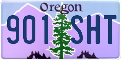 OR license plate 901SHT