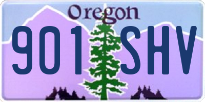 OR license plate 901SHV