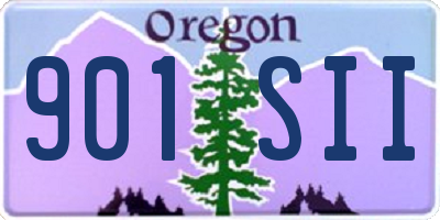 OR license plate 901SII
