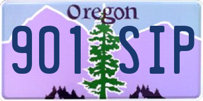 OR license plate 901SIP