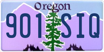 OR license plate 901SIQ