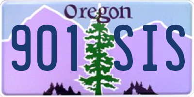 OR license plate 901SIS