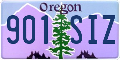 OR license plate 901SIZ