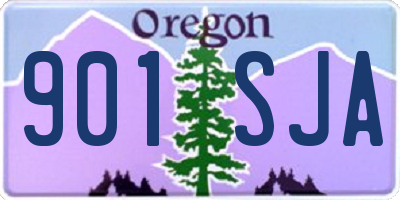 OR license plate 901SJA