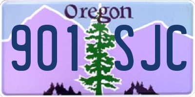 OR license plate 901SJC