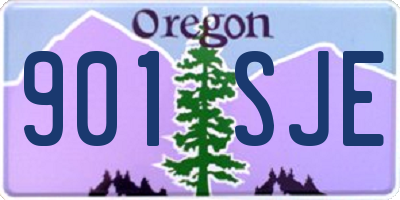 OR license plate 901SJE