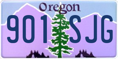 OR license plate 901SJG