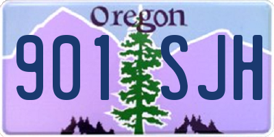 OR license plate 901SJH