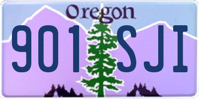 OR license plate 901SJI