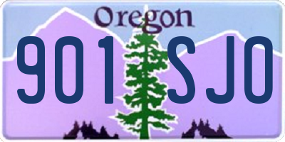 OR license plate 901SJO