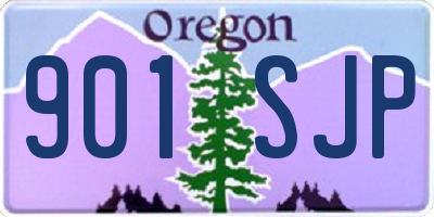 OR license plate 901SJP