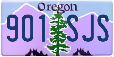 OR license plate 901SJS