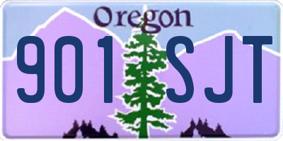 OR license plate 901SJT