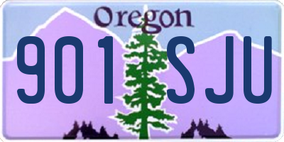 OR license plate 901SJU