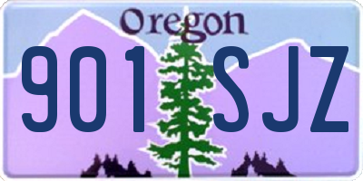 OR license plate 901SJZ
