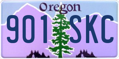OR license plate 901SKC