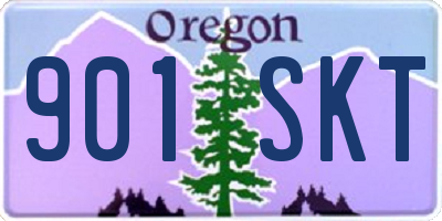 OR license plate 901SKT