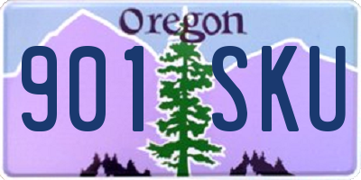 OR license plate 901SKU