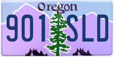 OR license plate 901SLD