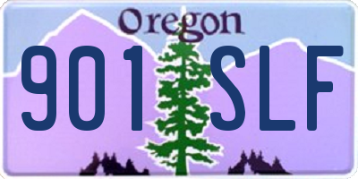 OR license plate 901SLF